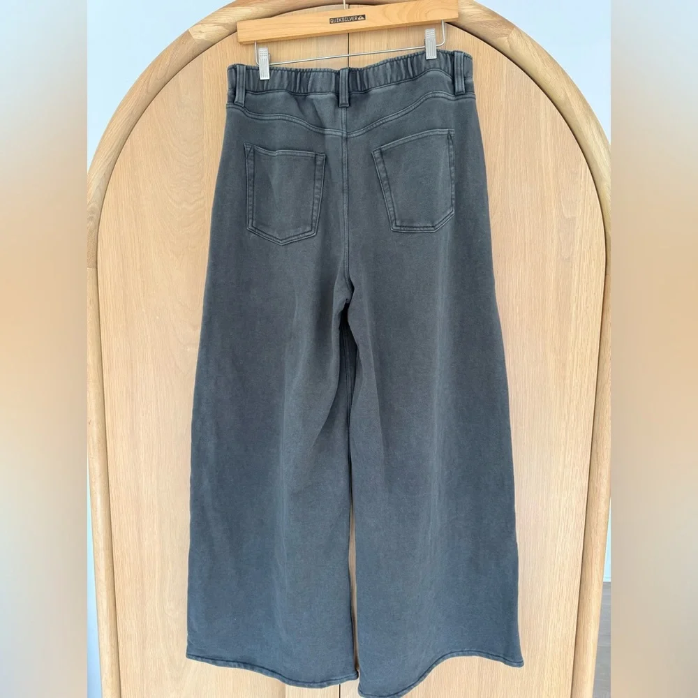 GAP Women's Black Wide Leg Pull on Trousers Moonless Night Size M - Picture 4 of 6